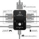 Unotec Switch KVM para 2X PC VGA/USB