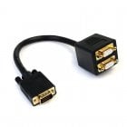Startech Cabo 30cm Duplicador Divisor de Vídeo VGA de 2 Portas Saídas