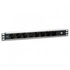 Equip 333305 Regleta 8 Tomas 1U Rack 19" + 2 USB