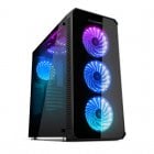Nox Hummer TGX Rainbow RGB 3.0 USB Vidro Temperado LED Preta