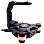 Tacens Mars Gaming MMS2 Suporte para Cabo de Rato + Hub USB 3.0