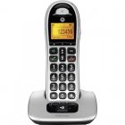 Motorola CD301 Teléfono Inalámbrico Plata/Negro