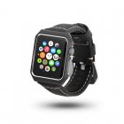 Unotec Correa Cuero Negra para Apple Watch 42mm
