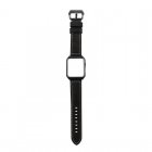 Unotec Correa Cuero Negra para Apple Watch 42mm