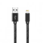 Unotec Cable Nylon Negro lightning 28cm