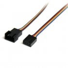 Startech Cable de Extensión para Ventilador 4 Pines Macho/Hembra 30cm