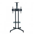 TooQ FS1470M-B Soporte de Suelo Con Ruedas Monitor/TV 37-70" VESA 600x400 Max 50kg