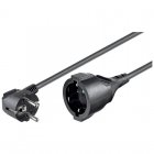 MicroConnect Extensão Elétrica Schuko Macho/Fêmea 10m Preta
