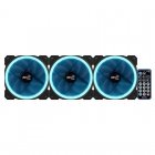 Aerocool Orbit RC Pack 3 Ventiladores RGB 120mm + Mando a Distancia