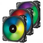 Corsair ML120 PRO RGB Triple Pack + Lightning Node & Hub Ventiladores Levitación Magnética 120mm