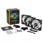 Corsair ML120 PRO RGB Triple Pack + Lightning Node & Hub Ventiladores Levitación Magnética 120mm