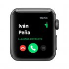 Apple Watch Series 3 GPS 38mm Aluminio Gris Espacial Con Correa Deportiva Negra