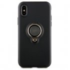 Muvit Ring Magnética Funda Negra para Apple iPhone X