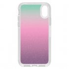 Capa OtterBox Symmetry Clear Purpurina Arco-íris para iPhone X/XS