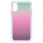 Capa OtterBox Symmetry Clear Purpurina Arco-íris para iPhone X/XS