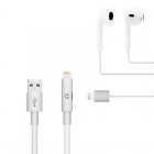 Unotec Cable 8 Pin para iPhone con Entrada para Auricular