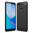 German Tech Funda Gel Elite Carbon Negra para Huawei Y9 2018
