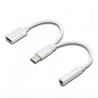 Unotec Cable Adaptador USB-C a USB-C/Audio Jack 20cm Blanco