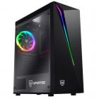 Nfortec Lynx Vidro Temperado USB 3.0 RGB Preta