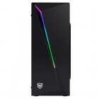 Nfortec Lynx Vidro Temperado USB 3.0 RGB Preta
