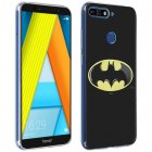 DC Comics Funda Silicona Logo Batman para Huawei Y6 2018/Honor 7A