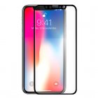 Protector Cristal Templado Negro para iPhone X/XS