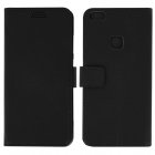 Avizar Funda Libro Tipo Billetera Negra para Huawei P10 Lite