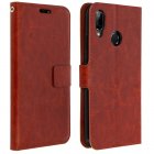 Avizar Funda Cartera Vintage Marrón para Huawei P20 Lite