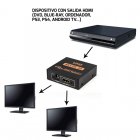 Unotec Splitter HDMI 2X Calidad 4K