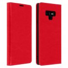 Avizar Funda Cartera de Cuero Rojo para Samsung Galaxy Note 9