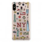 Be Unique Capa Gel New York para Xiaomi Mi A2 Lite/Redmi 6 Pro