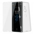 Avizar Funda Silicona Transparente + Cristal Templado para Sony Xperia XZ3