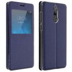 Avizar Funda Libro con Ventana Azul Oscuro para Huawei Mate 10 Lite
