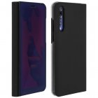 Avizar Funda Libro Translúcida Efecto Espejo Negra para Huawei P20 Pro