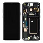 Samsung Pantalla LCD / Táctil / Chasis Negro Original para Samsung Galaxy S9 Plus