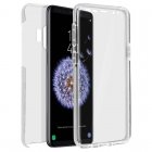 Avizar Funda Doble de Silicona Transparente para Samsung Galaxy S9