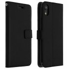Avizar Funda Cartera Negra para iPhone XR