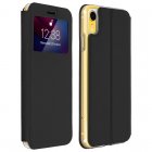 Avizar Funda Cartera con Ventana Negra para iPhone XR