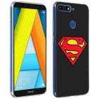 DC Comics Funda Silicona Logo Superman para Huawei Y6 2018/Honor 7A