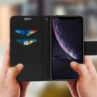Avizar Fancy Style Funda Libro Negra para iPhone XR