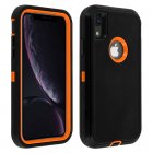 Avizar Funda Bumper Negra/Naranja para iPhone XR