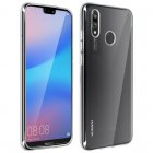 Avizar Funda Silicona Transparente + Cristal Templado para Huawei P20 Lite