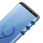 Avizar Protector de Cristal Templado 5D con Bordes Curvos Negros para Samsung Galaxy S9