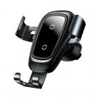 Baseus Soporte Coche Negro con Cargador Inalámbrico