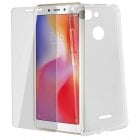 Avizar Funda de Silicona Transparente + Cristal Templado para Xiaomi Redmi 6