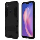 Avizar Funda Bumper Función Soporte Negra para Xiaomi Mi 8 Lite