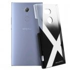 Muvit Made For Xperia Funda Transparente Negra para Sony Xperia XA2 Ultra