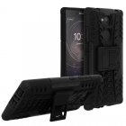 Avizar Funda Antigolpes con Soporte Negra para Sony Xperia L2