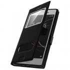 Avizar Funda Doble Ventana Negra para Sony Xperia XZ1 Compact