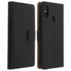Avizar Funda Tipo Libro de Cuero Negro para Xiaomi Mi 8